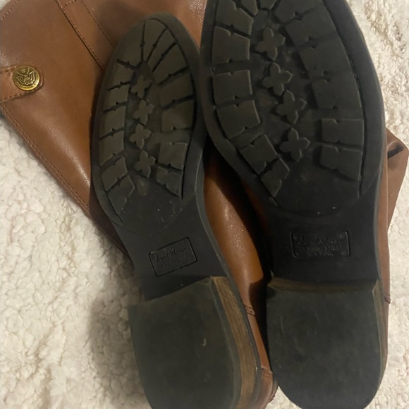 SOLD! Sam Edelman Women's Penny Classic Equestrian Brown Leather Knee High Boots - Picture 14 of 16